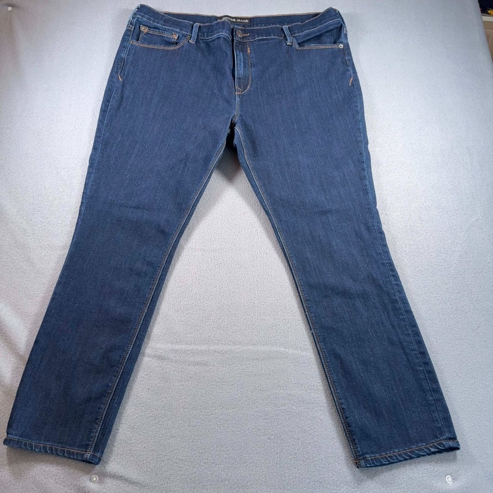 Women's Express Blue Jeans Mid Rise Legging Size 18r Great Condition!